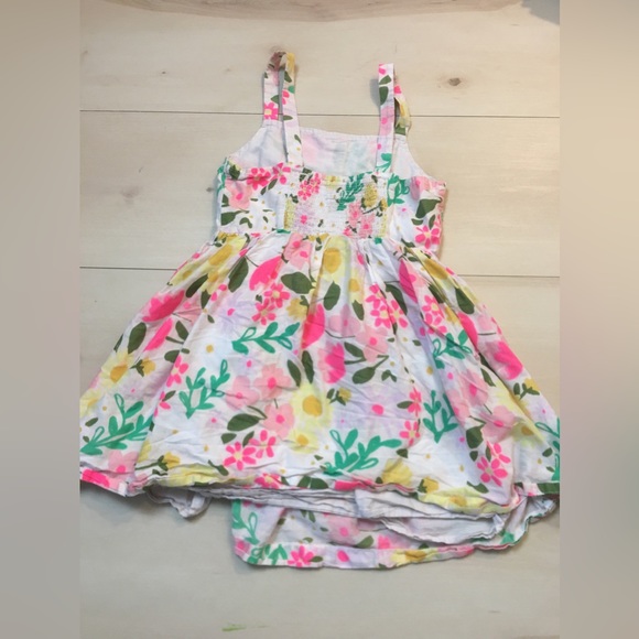 🌸💐Girls Cat and Jack Colorful Spring Cute Buttoned flower dress - Picture 4 of 6